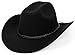 Eohak Womens Western Cowboy Hats Studded Pinched Western Cowgirl Hats Wide Brim Fedoras Hat with Belt Buckle (Size:Medium)