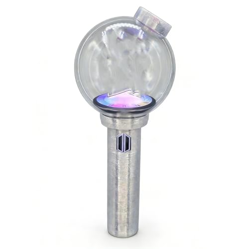 Novarellian Top Cover and Protective Case Compatible with Army Bomb V4 - Easy On/Off Design - Non-Permanent Light Stick Accessory - Lightstick Not Included (Gray)