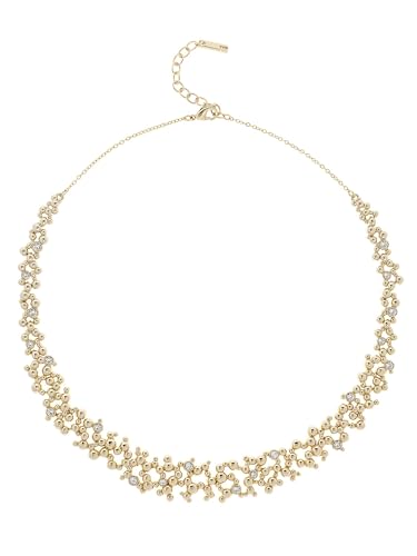 Karen Millen Evolution Crystal Necklace For Women (Gold)