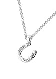 Modische Laimons Damen-Kette mit Hufeisen-Anhänger
