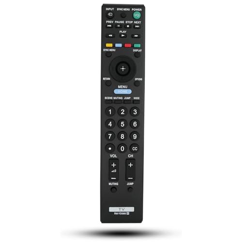 Replacement TV Remote Control Work for KDL-42EX440 RM-YD080 KDL-22EX350 KDL-46BX450 Sony Bravia LED HDTV TV