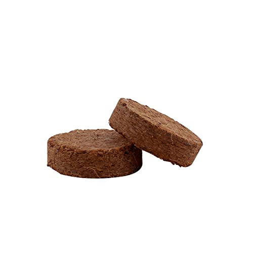 Ubicon Coco Coir Disc 1.5" - Easy To Use, Chemical Free, For Indoor & Outdoor Use (48 Discs) #TOP11