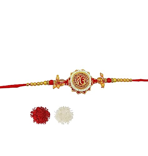 Image of Ek Onkar Rakhi For Brother | Rakhi Combo| rakhi || rakhi set || rakhi for brother