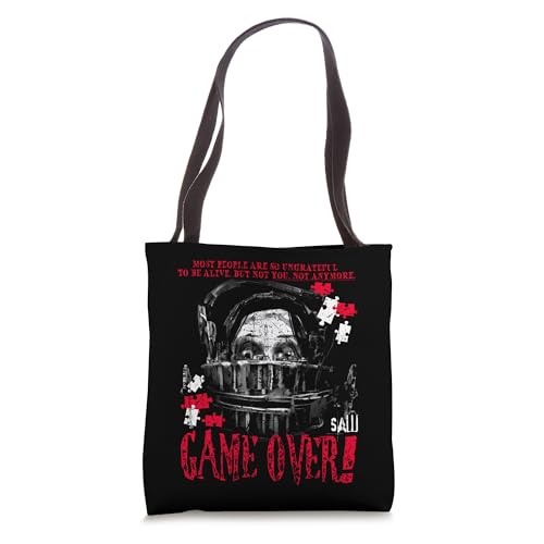 Saw Game Over Head Trap Horror Movie Tote Bag
