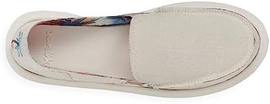 Sanuk Women's Donna Rad Resort Loafer, Ivory, 8 | Image 3