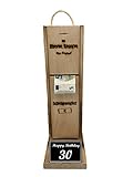 Genial-Anders 30 Geburtstag Geld Geschenk - Eiserne Reserve Scheinwerfer Geldgeschenk - witzige lustige Geschenk-Idee Geld verschenken verpacken Text s/w Happy Birthday 30 Geburtstag