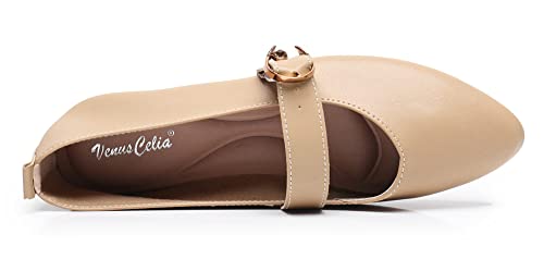 VenusCelia Women's Mary Jane Flat Shoe4