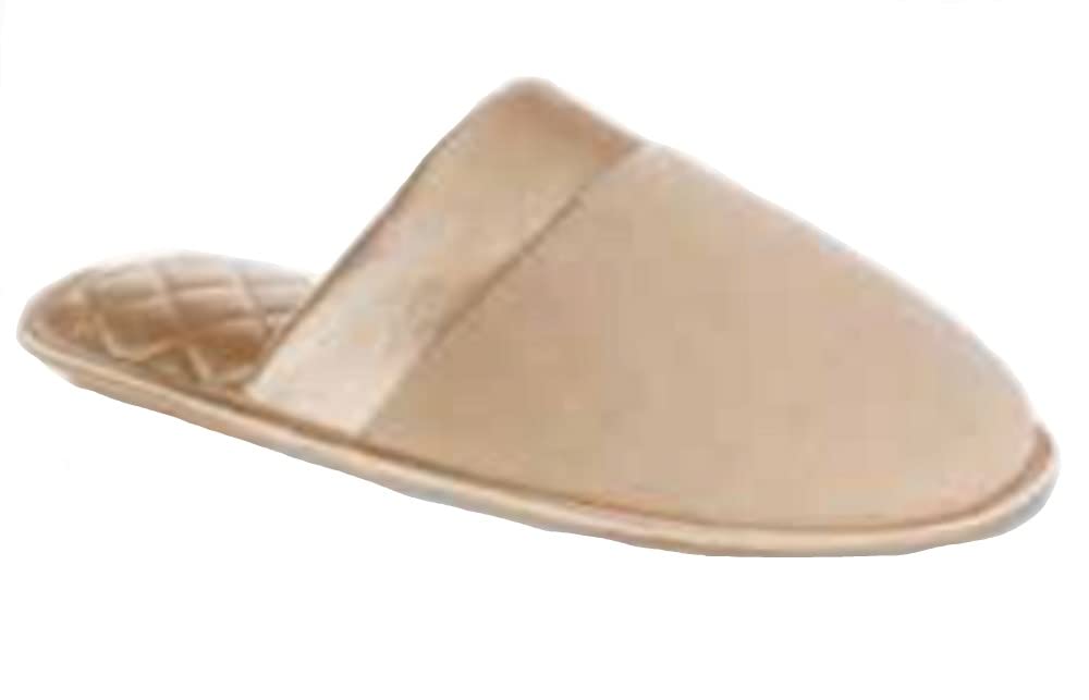 isotonerRecycled Microterry and Satin Eco Clog Slippers - 8303 (Sand Trap, 7 1/2-8)