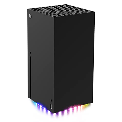 LED Light Strip for Xbox Series X Console, MENEEA DIY RGB 7 Colors and 358 Effects USB Bar Lamp Sticker Tape Kit, Flexible Decoration Accessories for Xbox Series X Lamp Tape Sticker with IR Remote