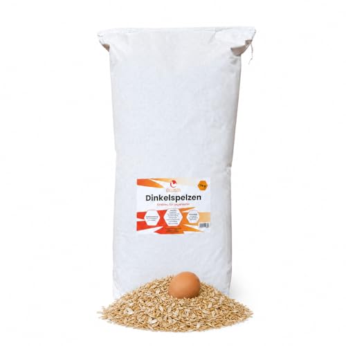 Eivolution 7 kg Dinkelspelzen - Nesteinstreu mit Kieselgur - Hygienische und rein pflanzliche Einstreu für Legenester