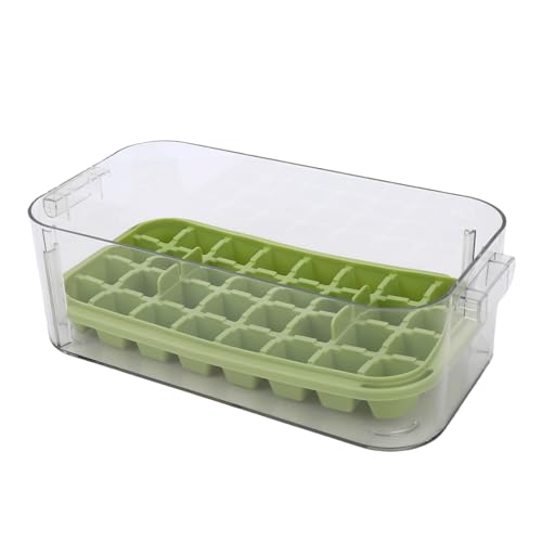 Bandeja de cubitos de hielo con tapa Zerodis de silicona miniatura 7
