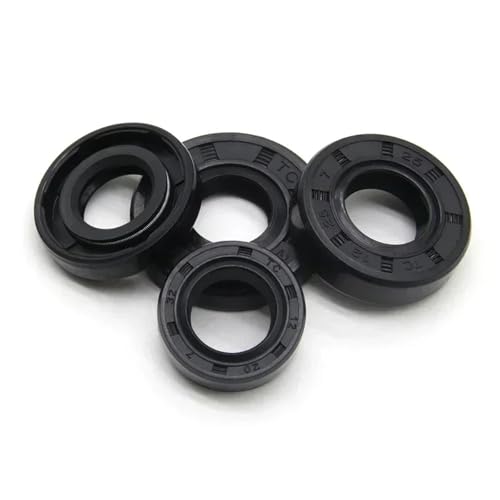 Joint bague d'étanchéité TC 12x20x5mm en caoutchouc nitrile NBR double lèvre