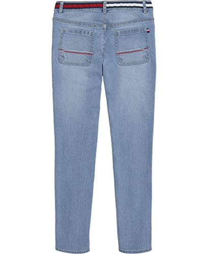 Tommy Hilfiger Girls' Relaxed Straight Leg Denim Jeans, Nolita Wash, 10 #TOP1