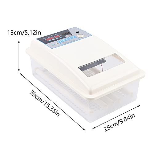 RibasuBB 24 Eier Inkubator Vollautomatische Brutapparat Brutautomat Brutkasten, Vollautomatische Digital Brutmaschine… – Bild 3