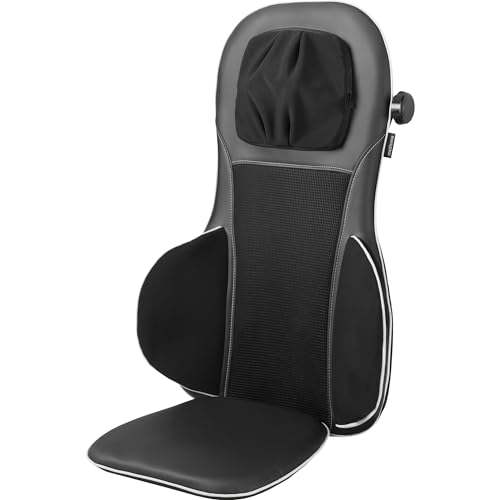 medisana MC 823 Shiatsu Massageauflage für Rücken und Nacken, Massagesitzauflage mit Akupressur, Nackenmassage, Wärmefunktion, 3 Intensitäten, Rotlichtfunktion, mit Fernbedienung, Aufbewahrungsbeutel medisana MC 823 Shiatsu Massageauflage für Rücken und Nacken, Massagesitzauflage mit Akupressur, Nackenmassage, Wärmefunktion, 3 Intensitäten, Rotlichtfunktion, mit Fernbedienung, Aufbewahrungsbeutel