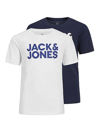 JACK & JONES Boy T-Shirt 2er-Pack Logo...