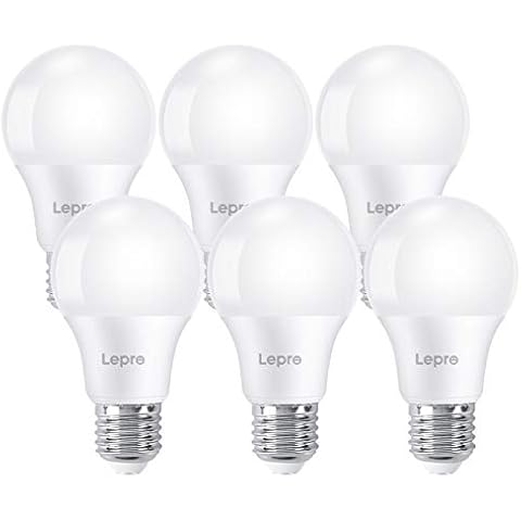 Lepro Bombilla LED E27 Luz Blanca Fría 6500K Cover