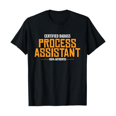 Certified Badass Process Assistant T-Shirt PA Shirt T-Shirt Cover
