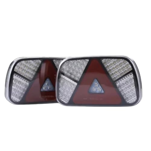 Feu arrière voiture 12V 24V résistant aux vibrations avec câblage remorque 68 LED
