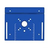 Accessoire de travail du bois : cette plaque d'insertion de table de toupie est un excellent accessoire pour les amateurs de travail du bois. Il fournit une plate-forme pratique et fiable pour votre routeur, vous permettant de travailler avec facilité et efficacité.