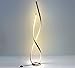 Produktbild LED Stehleuchte, StehLampe dimmbar, neues Design 30x140cm,22W warmweiß Standlampe, Bodenlampe Bogenlampe spiralförmig
