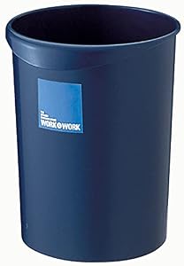 リス ゴミ箱 くず入れ 丸型 ダークブルー 12L W&W 丸12L 日本製 グリーン購入法適合品