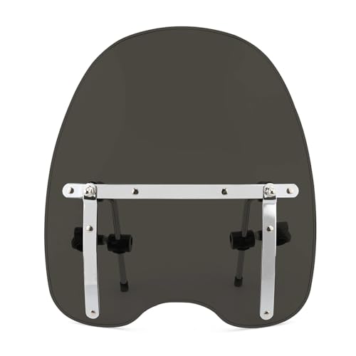 Grand pare-brise universel pour moto déflecteur fumé réglable