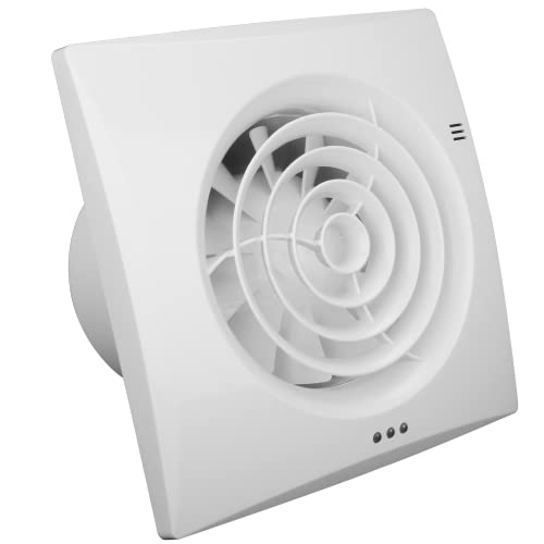 100 mm Environnement Ventilateur de Ventilation Multifonctionnel Haute Performance Salle de Bain Douche Extracteur Salon Silencieux 25 dB Efficacité Energétique 7,5 W
