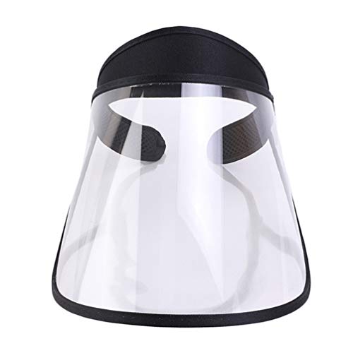 Exceart Safety Face Shield Clear Full Face Cover Medical Protective Guard Anti Splash Dust Proof for Kitchen Hospital Industrial