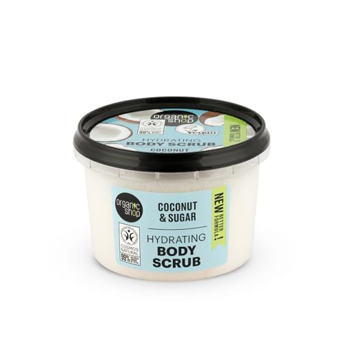 Organic Shop 250ml Body Scrub Hydrating Coconut