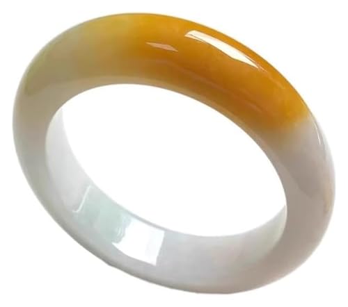 Jade birman naturel bracelet femme jonc MOCHAMIK véritable jaune blanc authentique