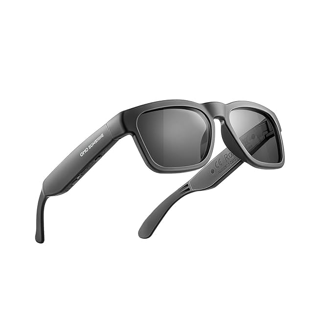 Wireless Bluetooth Sunglasses Open Ear Music & Hands-Free Calling, for Men & Women, Dual Polarized Lenses, IPX4 Waterproof, Connect Mobile Phones-image-11