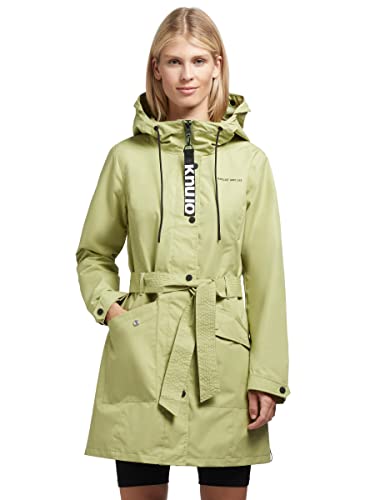 khujo Damen Mantel Trenchcoat Lauren3 Trench Übergangsjacke Kurzmantel...