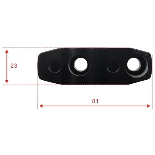 Abrazadera montaje para elevador de manillar aluminio CB650R 5