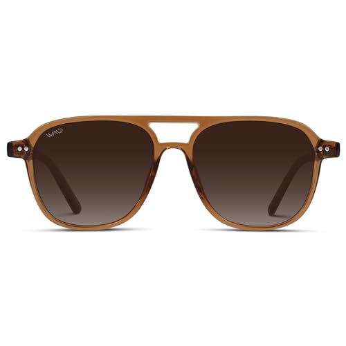 WearMe Pro Polarized Aviator Classic Double Bridge Women's Sunglasses2