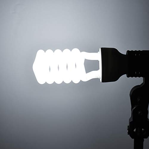 Lámpara de fotos de 45 W, 220 V, 5500 K, CRI90, luz diurna, lámpara de bajo consumo, bombilla E27 para estudio fotográfico, iluminación de estudio o vídeo - imagen 2
