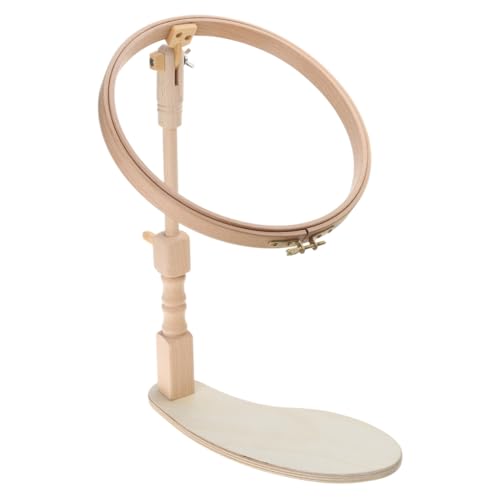 Support de cerceau de broderie en bois réglable point de croix accessoires couture mains libres