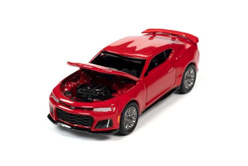 2018 Camaro ZL1 Muscle Car Hot Red 1/64 miniatura 2