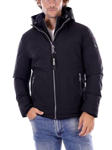 Veste Homme Noir Yes Zee J863Q800 : Le blouson infroissable synthétique parfait