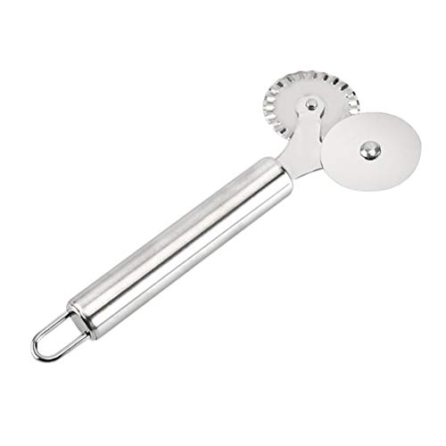 Cortador de pizza de aço inoxidável da Lioobo, cortador de massa e cortador de massa