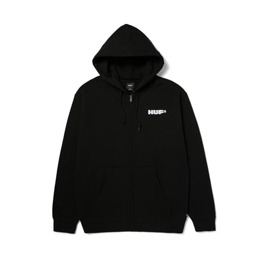 HUF All Caps Full-Zip Hoodie | Comfortable Streetwear Sweatshirt