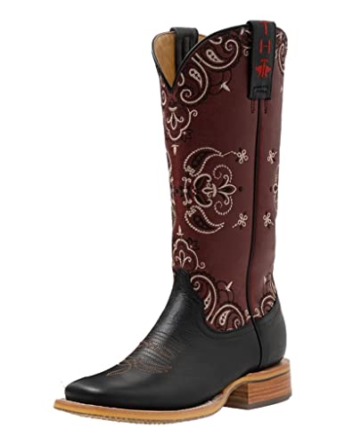 Tin Haul Women's Bandida Western Boot Broad Square Toe - 14-021-0007-1447 BL 11 M US