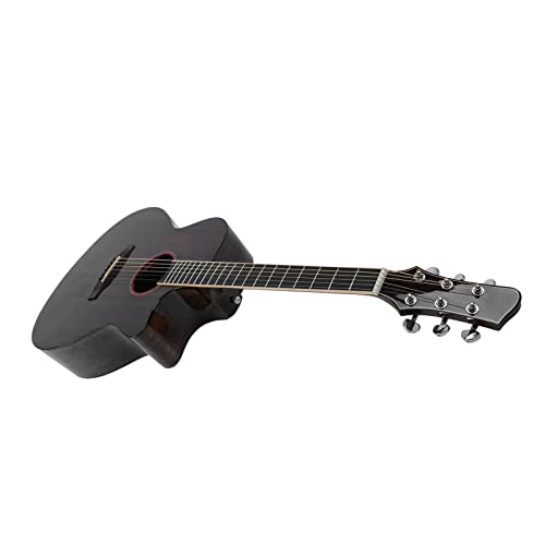 Pack de démarrage pour guitare folk pour débutant, forte puissance de pénétration, longue durée de vie, belle texture, guitare acoustique, palissandre indien, miroir amélioré(Couleur rétro) - Les Beatles, Paul McCartney, John Lennon, RIngo Starr, George Harrison Pack de démarrage pour guitare folk pour débutant, forte puissance de pénétration, longue durée de vie, belle texture, guitare acoustique, palissandre indien, miroir amélioré(Couleur rétro) – Image 6