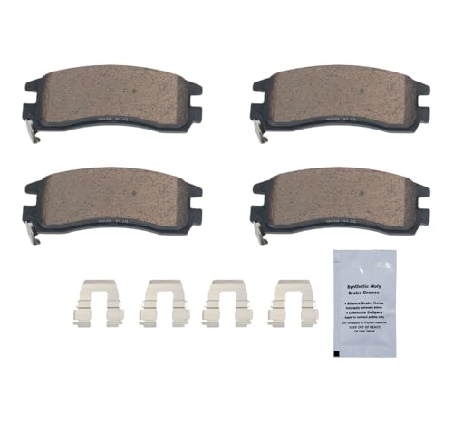 Image of HUSCH D714 Rear Ceramic Brake Pads Kit Fit For Buick LeSabre 2000-2005, For Park Avenue 1997-2005, For Cadillac Seville 2004, For Oldsmobile Aurora 2001-2003, For Pontiac Bonneville 2000-2005
