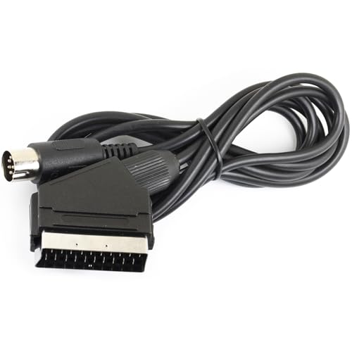 Image of for RGB SCART TV AV Cable for Sega Genesis Megadrive 1 MD1 About 1.8 Meter 6FT (8Pins, PAL-D)