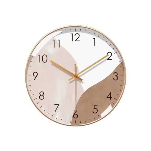 Horloge murale silencieuse dotée d'un mouvement muet pour chambre et salon