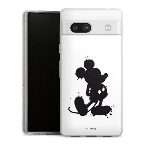 Coque Google Pixel 7a silicone antichoc souple Disney Mickey