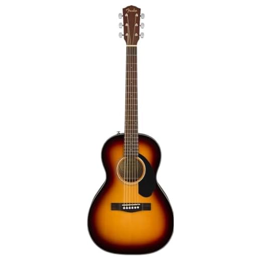 Fender CP-60S Parlor Acoustic Guitar, with 2-Year Warranty, 3-Color Sunburst