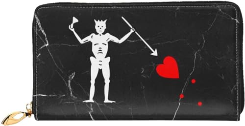 Pirate Flag Blackbeard Wallet Card Bag