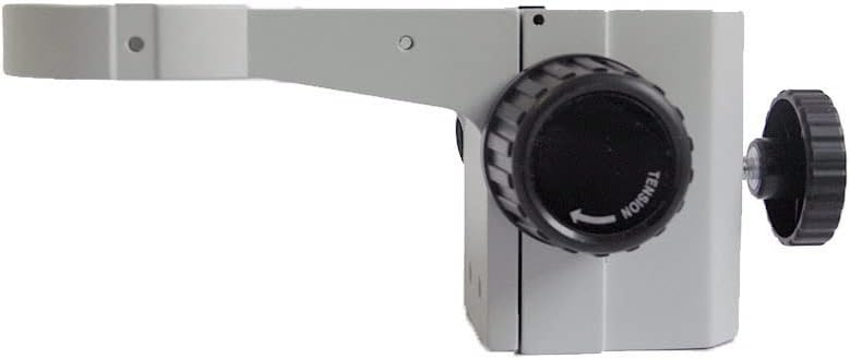 Miniatura 7 de Kit de accesorios para microscopio, abrazadera de metal negroplateado, soporte para microscopio, soporte para microscopio trinocular ajustable,